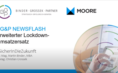 BG&P Newsflash — Erweiterter Lockdown Umsatzersatz