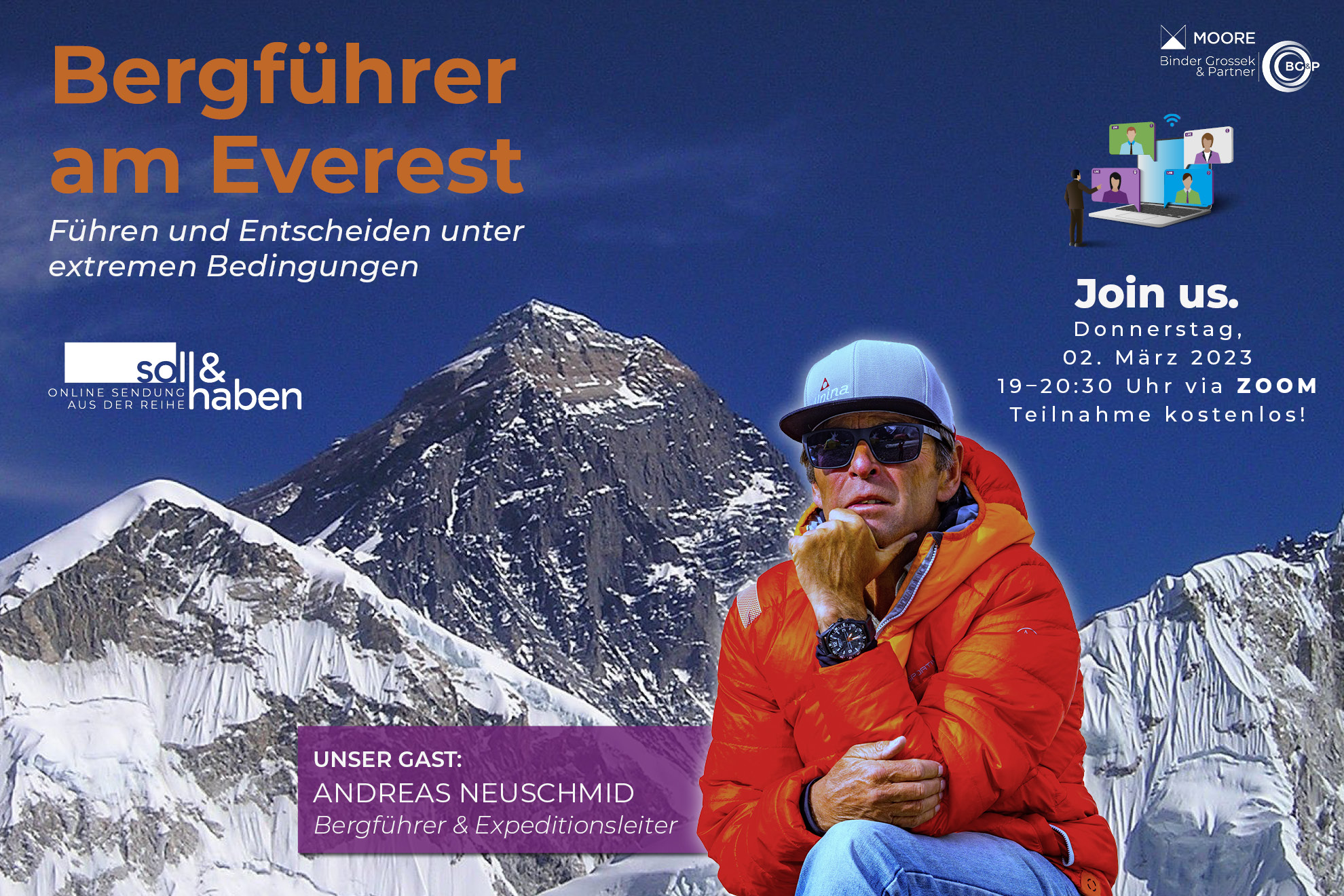 Soll & Haben Bergführer am Everest